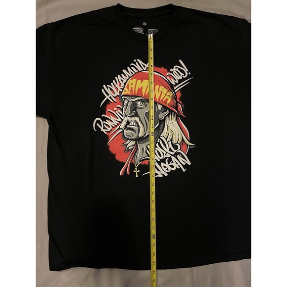 WWE Hulk Hogan T Shirt Urban Aztec Hulkamania Short Sleeve 2XL - Picture 4 of 15